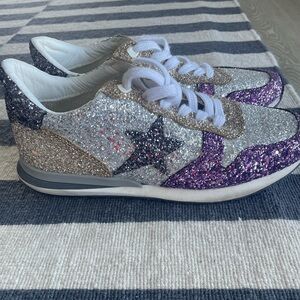 Vintage Havana Rock Glitter Star Sneakers